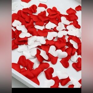 100pcs Heart Shaped Confetti Throwing Petal, Romantic Polyester Confetti